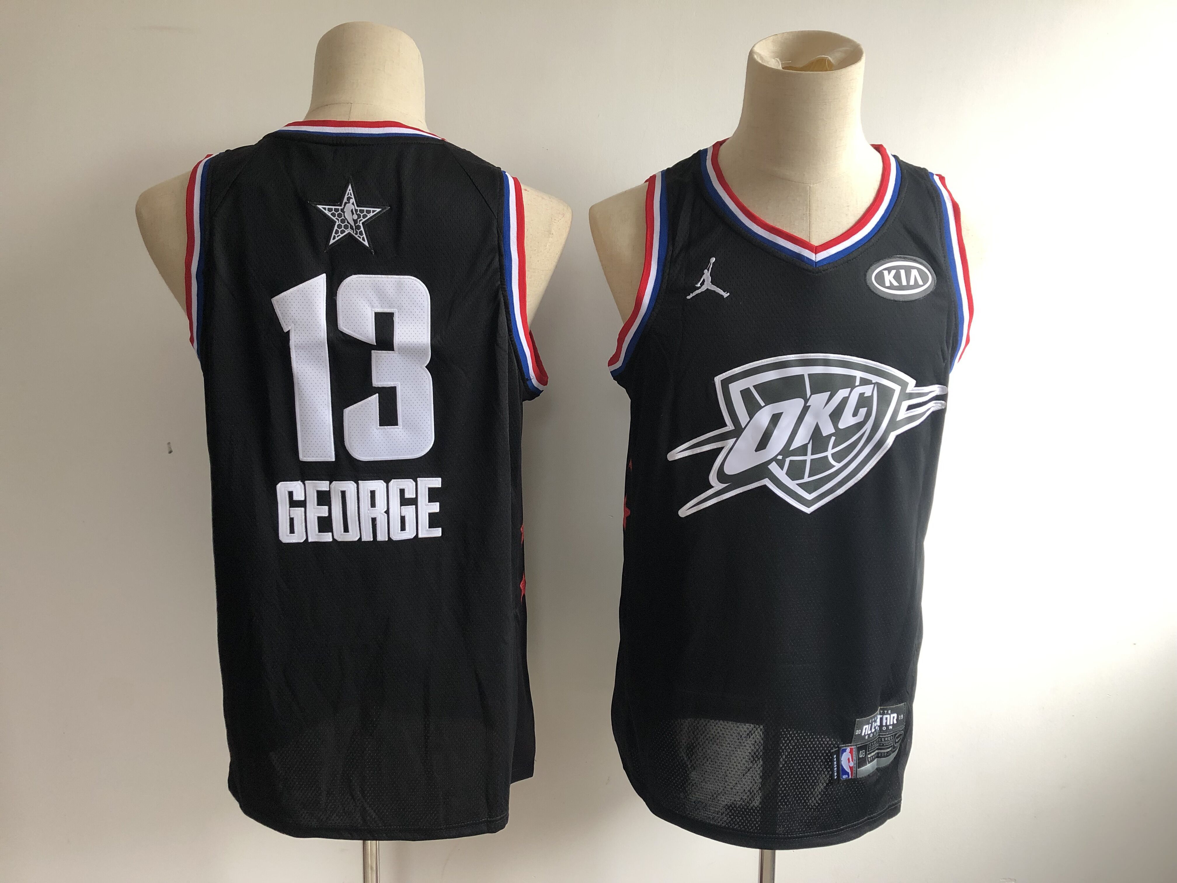 Men Oklahoma City Thunder #13 George Black 2019 All Star NBA Jerseys->oklahoma city thunder->NBA Jersey
